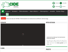 Tablet Screenshot of cide.es
