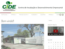 Tablet Screenshot of cide.org.br