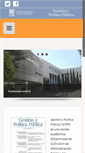 Mobile Screenshot of gestionypoliticapublica.cide.edu