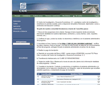 Tablet Screenshot of e-continua.cide.edu